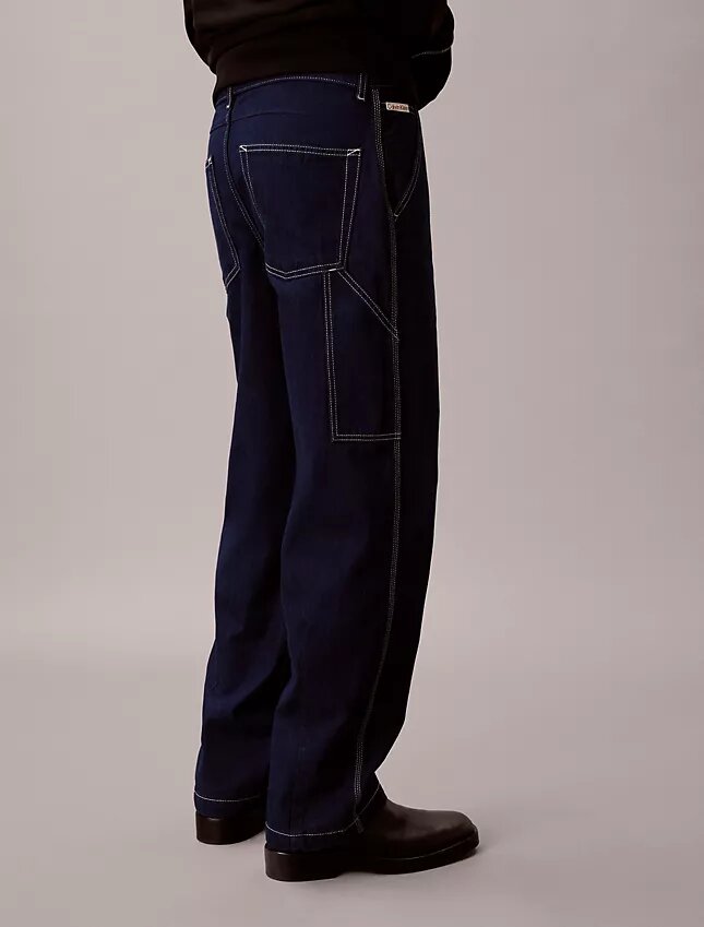 Jeans droit de style charpentier des années 90 Jeans droit de style charpentier des années 90
