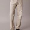 Jeans droit standard en mélange de laine Jeans droit standard en mélange de laine