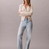 Jeans droit taille haute Jeans droit taille haute