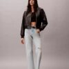 Jeans droit taille haute Jeans droit taille haute