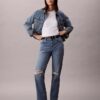 Jeans droit taille haute Jeans droit taille haute