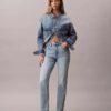 Jeans droit taille haute Jeans droit taille haute