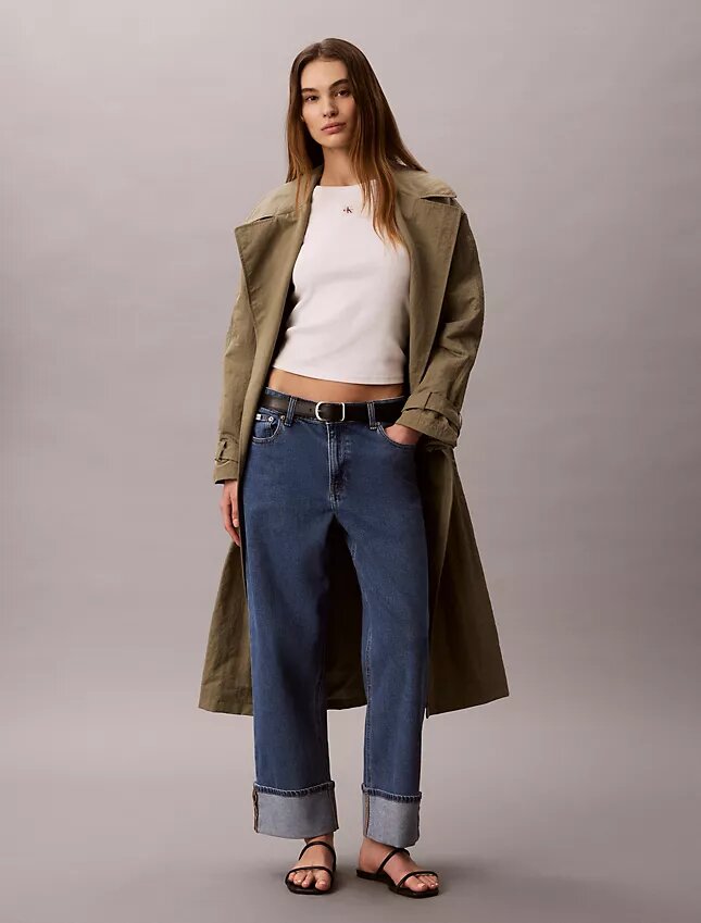 Jeans droit taille haute Jeans droit taille haute