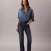 Jeans droit taille haute Jeans droit taille haute