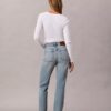 Jeans droit taille haute