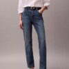 Jeans droit taille haute Jeans droit taille haute