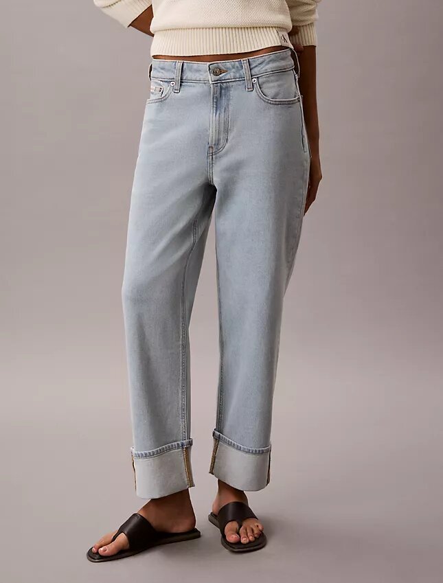 Jeans droit taille haute Jeans droit taille haute
