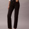 Jeans droit taille haute Jeans droit taille haute