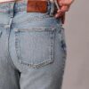Jeans droit taille haute