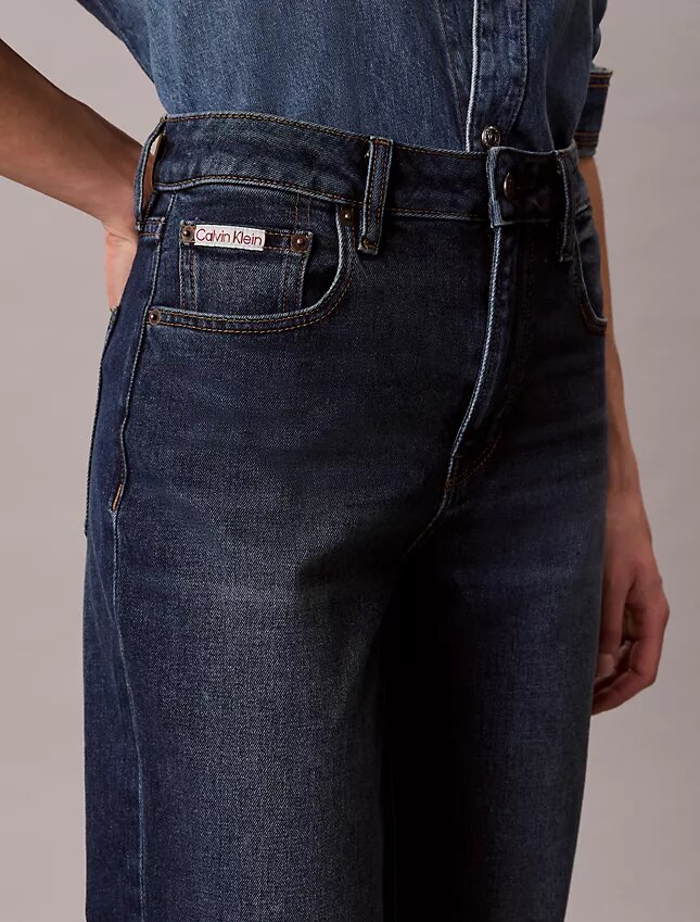Jeans droit taille haute Jeans droit taille haute