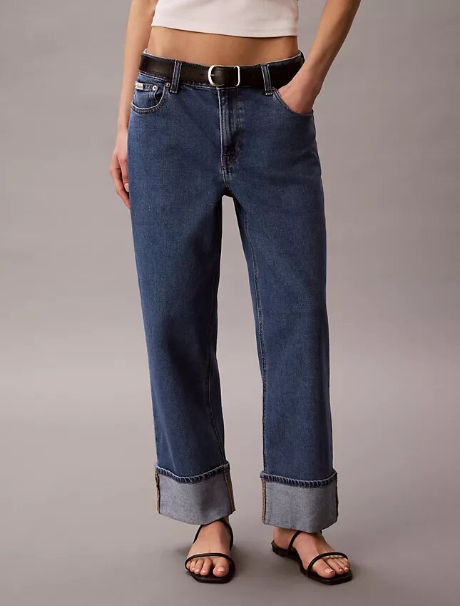 Jeans droit taille haute Jeans droit taille haute