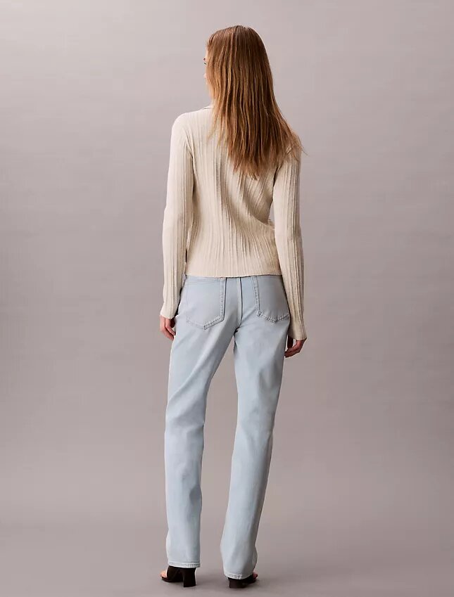 Jeans droit taille haute Jeans droit taille haute