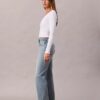Jeans droit taille haute