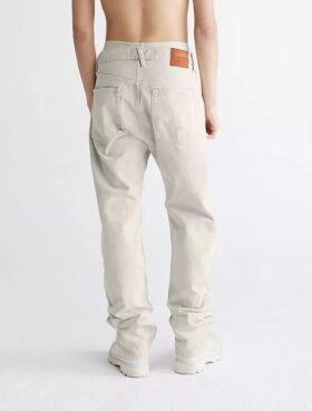 Jeans droits teintés marbrés Standards