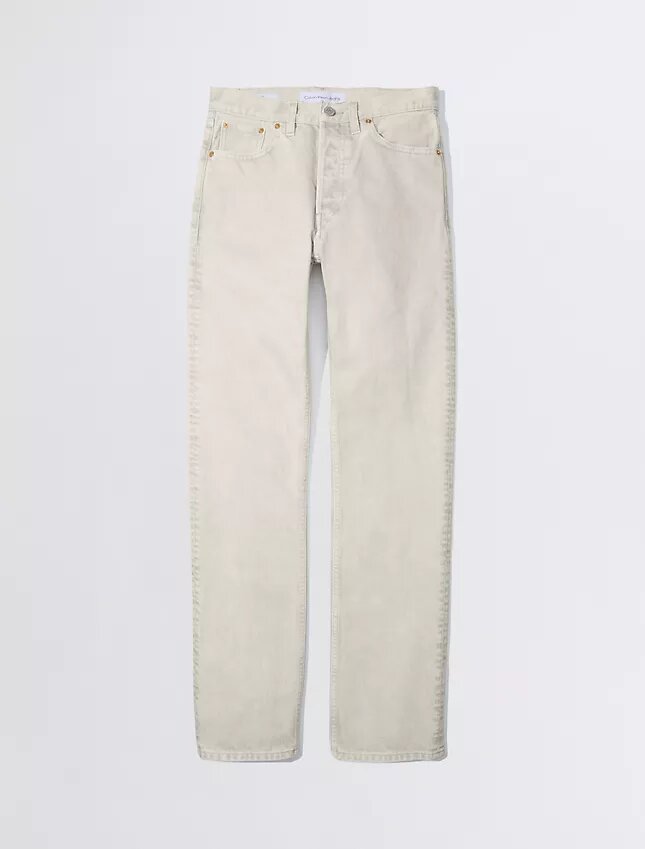 Jeans droits teintés marbrés Standards Jeans droits teintés marbrés Standards