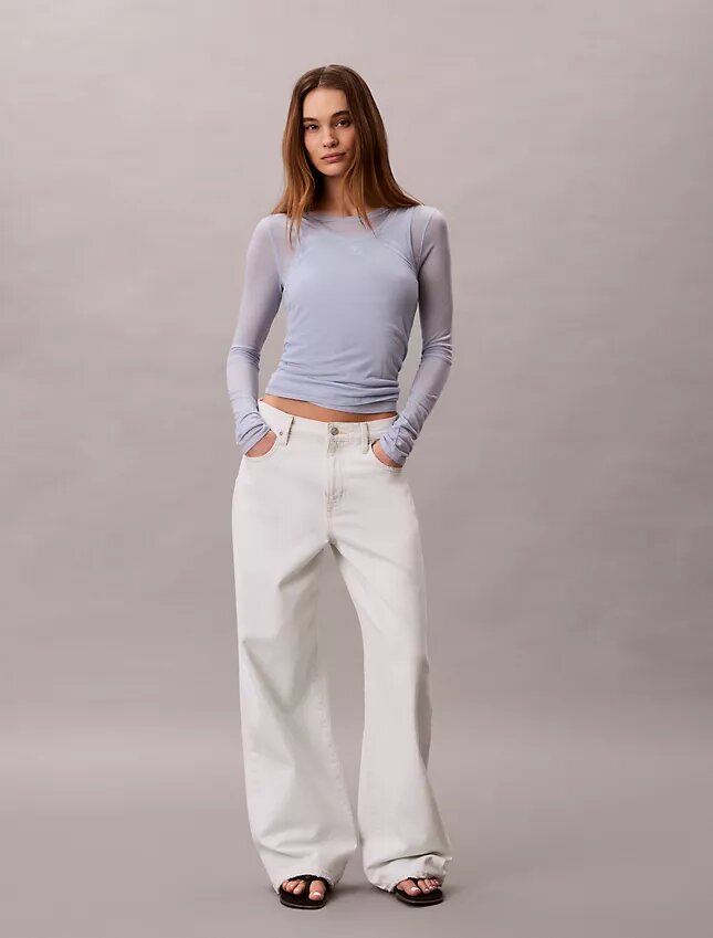 Jeans à jambes larges Jeans à jambes larges