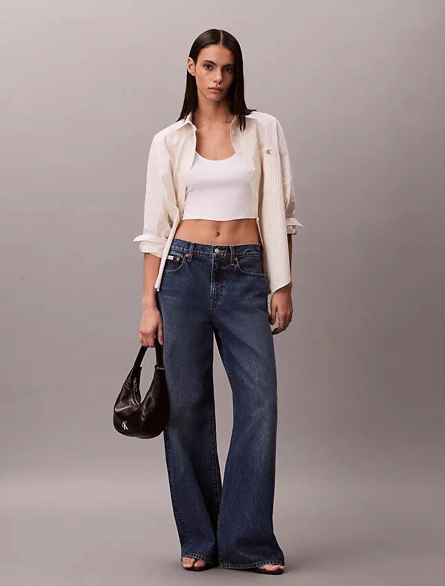 Jeans à jambes larges Jeans à jambes larges