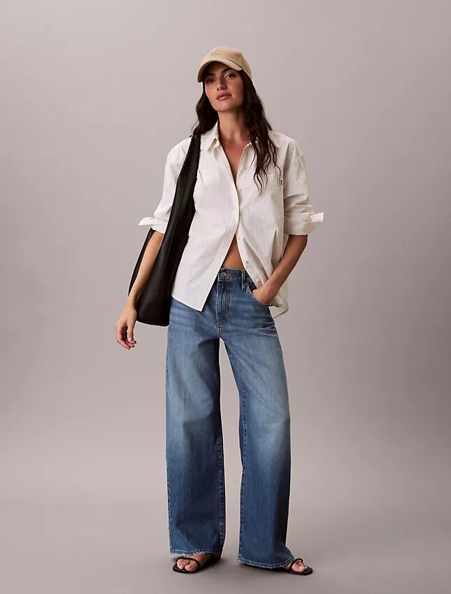 Jeans à jambes larges Jeans à jambes larges