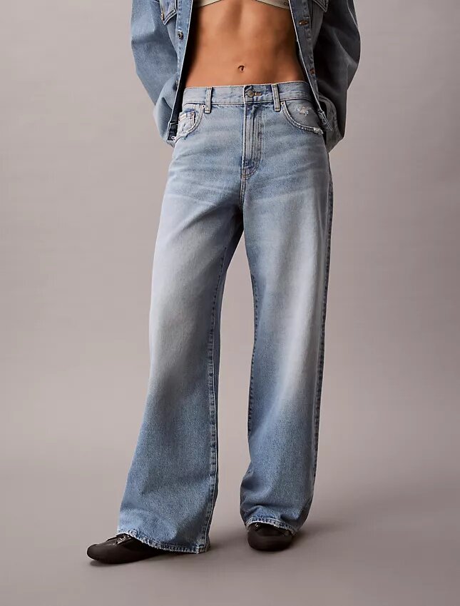 Jeans à jambes larges Jeans à jambes larges