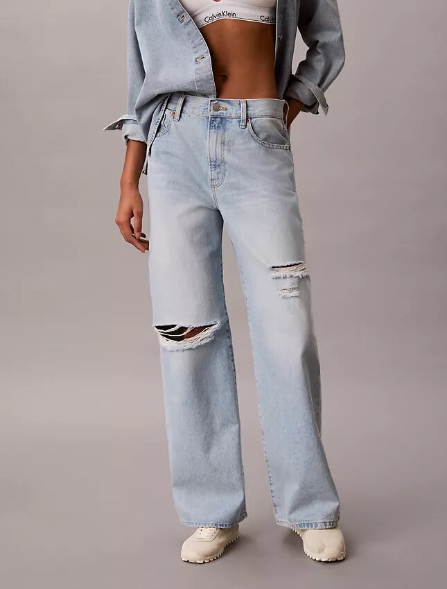 Jeans à jambes larges Jeans à jambes larges
