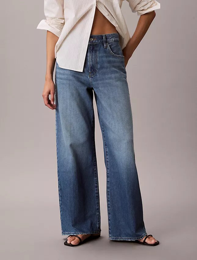 Jeans à jambes larges Jeans à jambes larges