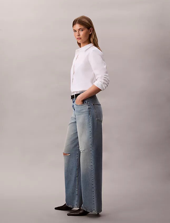 Jeans à jambes larges Jeans à jambes larges