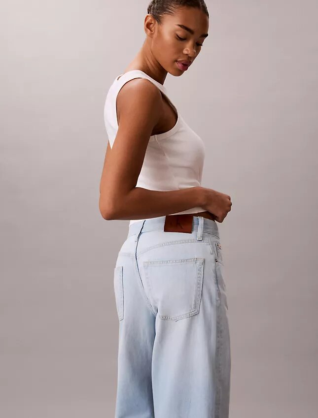Jeans à jambes larges Jeans à jambes larges