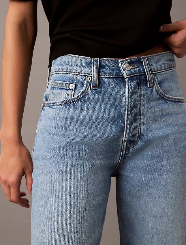 Jeans à jambes larges en mélange de lyocell Jeans à jambes larges en mélange de lyocell