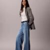 Jeans à jambes larges en mélange de lyocell Jeans à jambes larges en mélange de lyocell