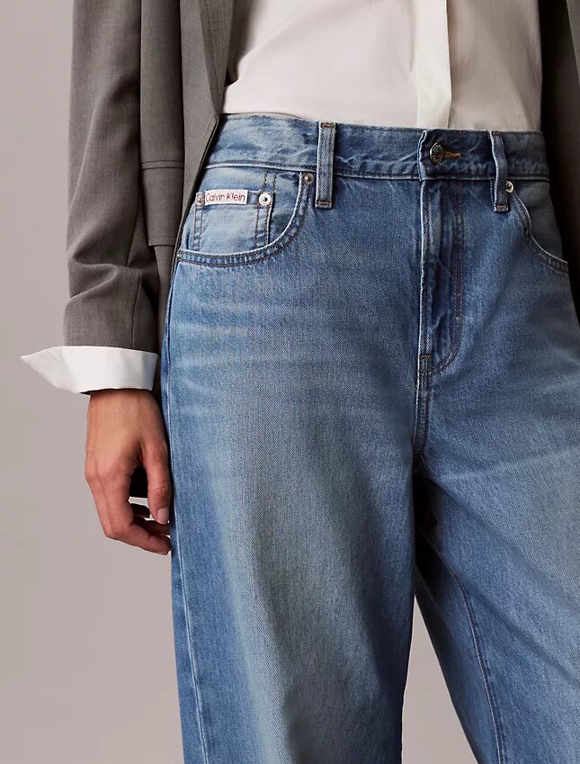 Jeans à jambes larges en mélange de lyocell Jeans à jambes larges en mélange de lyocell