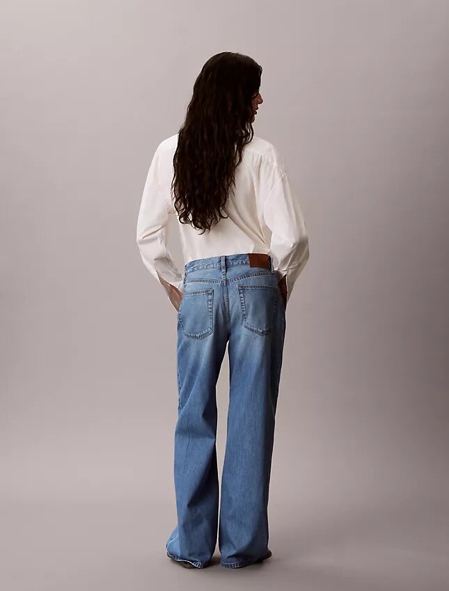 Jeans à jambes larges en mélange de lyocell Jeans à jambes larges en mélange de lyocell