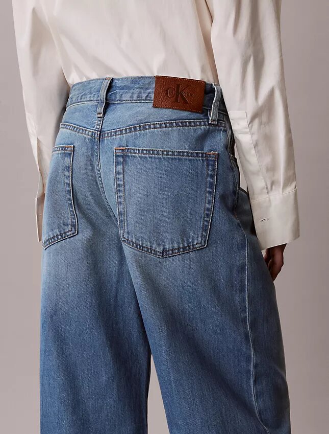 Jeans à jambes larges en mélange de lyocell Jeans à jambes larges en mélange de lyocell
