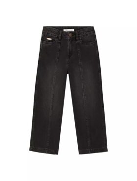 Jeans à jambes larges et coutures pour filles