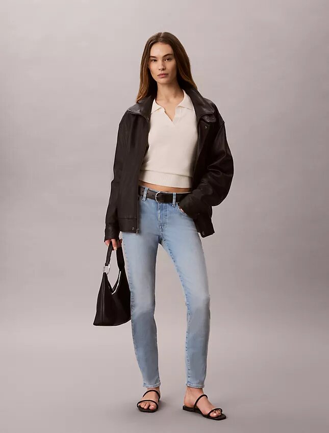 Jeans skinny taille moyenne Jeans skinny taille moyenne