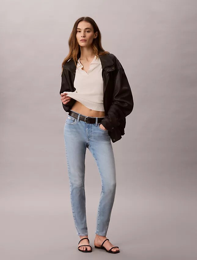 Jeans skinny taille moyenne Jeans skinny taille moyenne