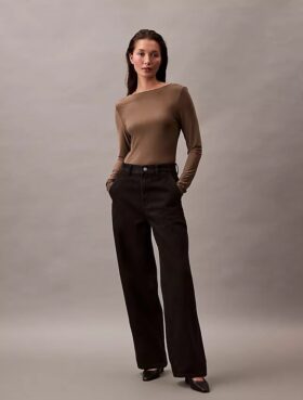 Jeans taille haute