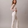 Jeans évasé à taille haute