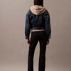 Jeans évasé à taille mi-haute