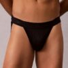 Jockstrap en microfibre et dentelle Jockstrap en microfibre et dentelle
