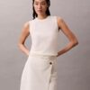 Jupe asymétrique en mélange lin-coton Jupe asymétrique en mélange lin-coton