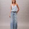 Jupe longue en Denim