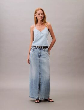 Jupe longue en Denim Jupe longue en Denim