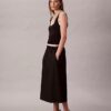 Jupe midi en nylon à enfiler Jupe midi en nylon à enfiler