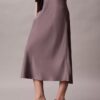 Jupe midi en satin Jupe midi en satin