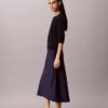 Jupe midi en satin Jupe midi en satin