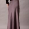 Jupe midi en satin Jupe midi en satin