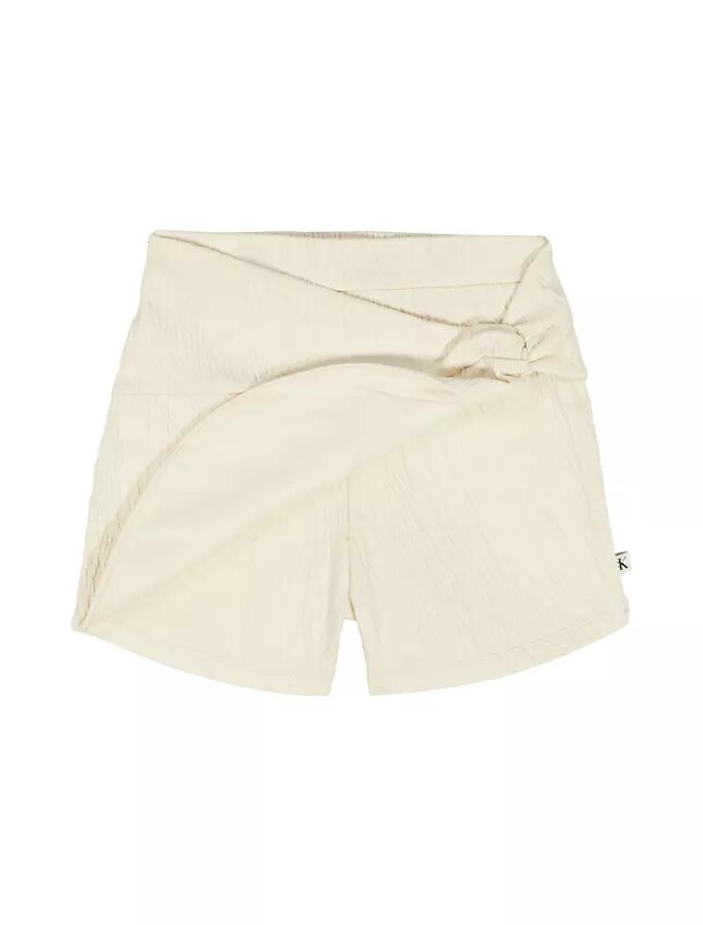 Jupe-short texturée à nouer pour filles Jupe-short texturée à nouer pour filles