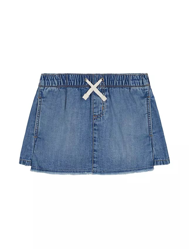 Jupes-shorts en Denim à cordon pour filles Jupes-shorts en Denim à cordon pour filles