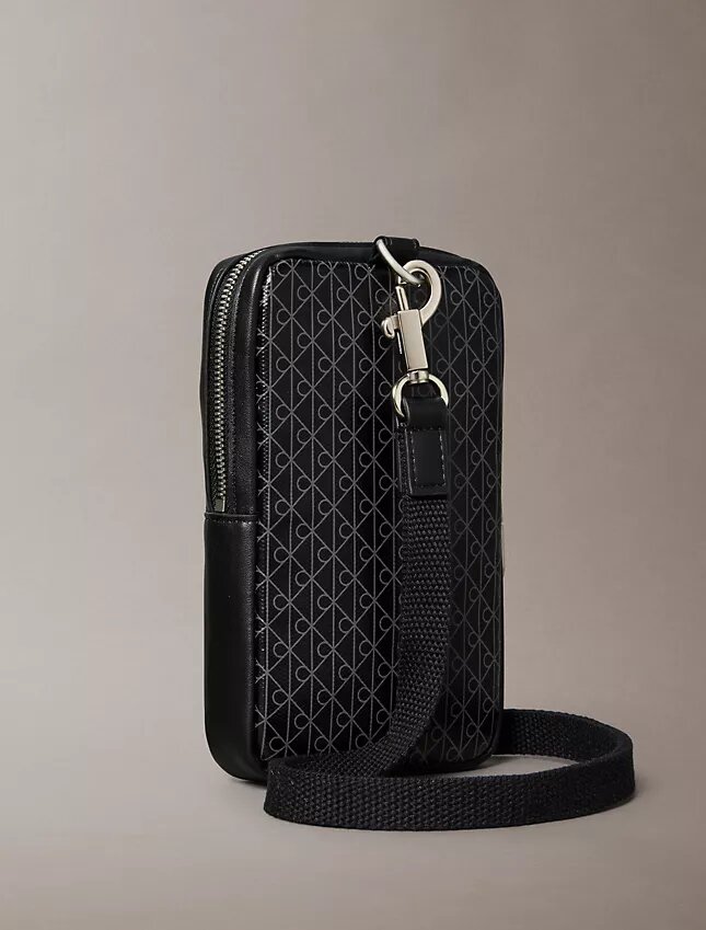 Lanière de téléphone avec logo emblématique sur toute la surface Lanière de téléphone avec logo emblématique sur toute la surface