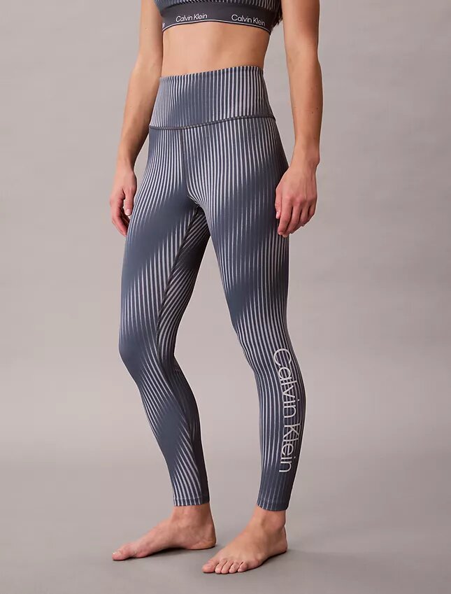 Legging 7/8 taille haute à imprimé sportif moderne Legging 7/8 taille haute à imprimé sportif moderne